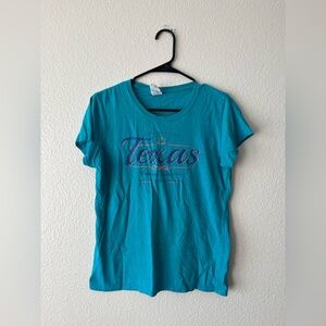 Turquoise Texas Tee